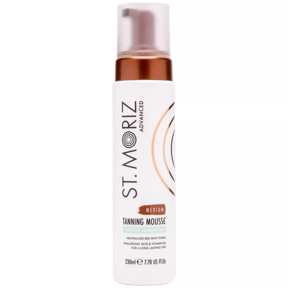 St. Moriz Advanced Color Correcting Tanning Mousse ~ Medium ~ 7.78 fl oz